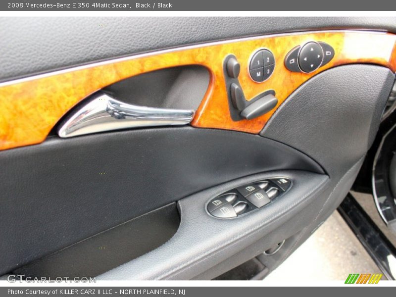 Black / Black 2008 Mercedes-Benz E 350 4Matic Sedan