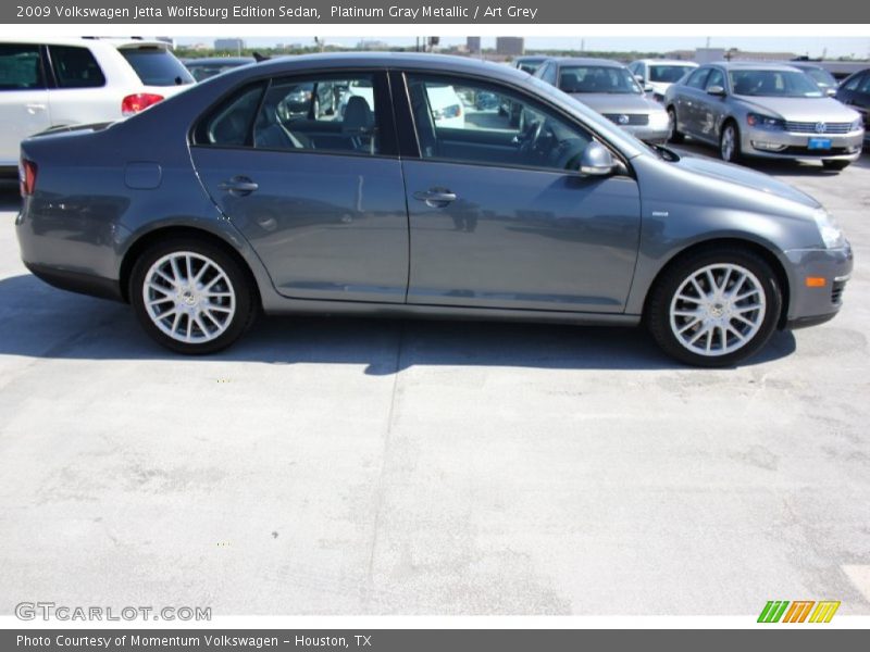 Platinum Gray Metallic / Art Grey 2009 Volkswagen Jetta Wolfsburg Edition Sedan