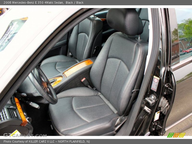 Front Seat of 2008 E 350 4Matic Sedan