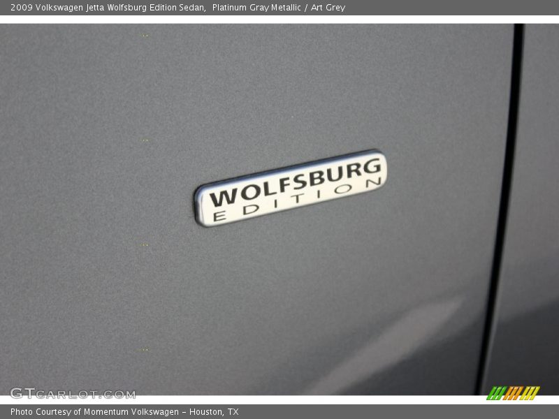 Platinum Gray Metallic / Art Grey 2009 Volkswagen Jetta Wolfsburg Edition Sedan