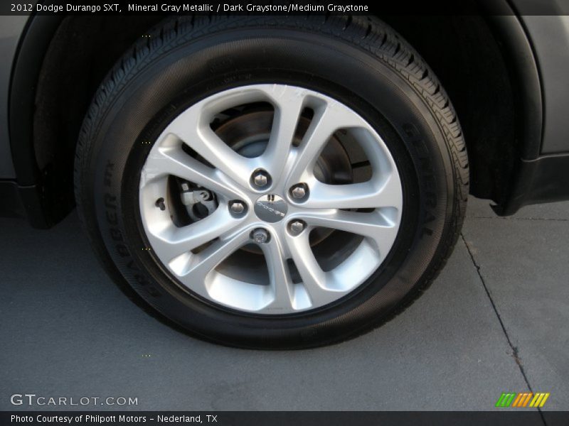 Mineral Gray Metallic / Dark Graystone/Medium Graystone 2012 Dodge Durango SXT