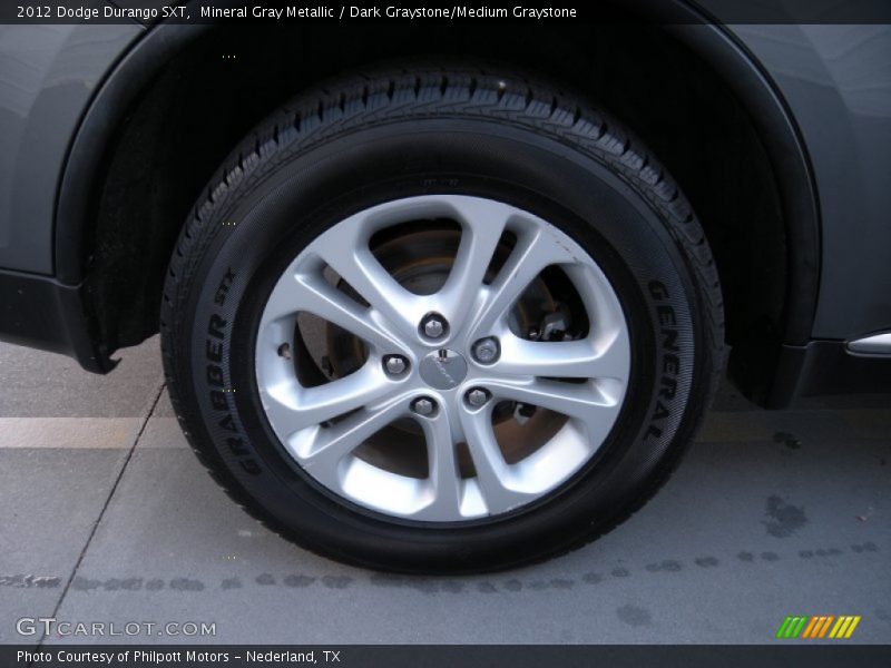 Mineral Gray Metallic / Dark Graystone/Medium Graystone 2012 Dodge Durango SXT