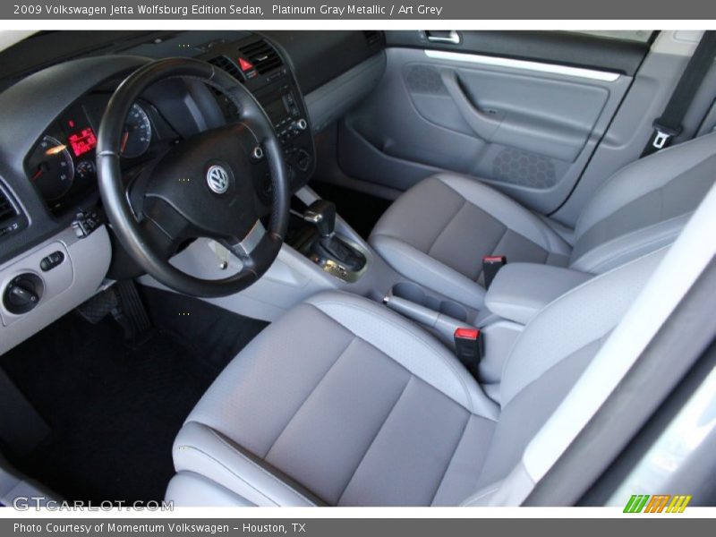 Platinum Gray Metallic / Art Grey 2009 Volkswagen Jetta Wolfsburg Edition Sedan