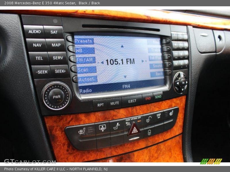 Controls of 2008 E 350 4Matic Sedan
