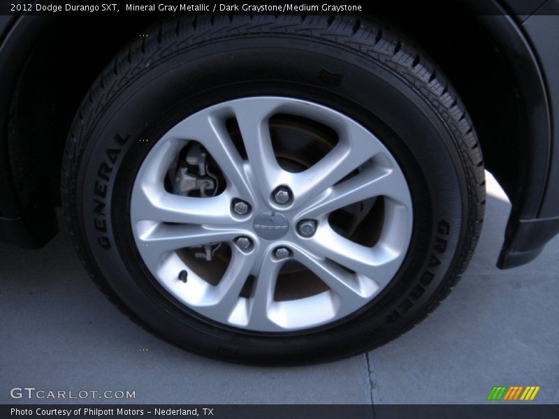 Mineral Gray Metallic / Dark Graystone/Medium Graystone 2012 Dodge Durango SXT