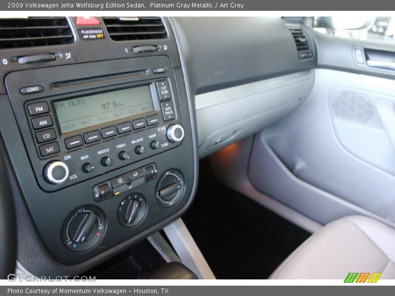 Platinum Gray Metallic / Art Grey 2009 Volkswagen Jetta Wolfsburg Edition Sedan