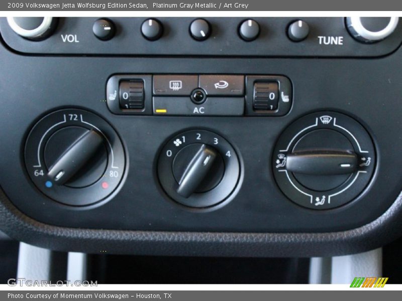 Platinum Gray Metallic / Art Grey 2009 Volkswagen Jetta Wolfsburg Edition Sedan