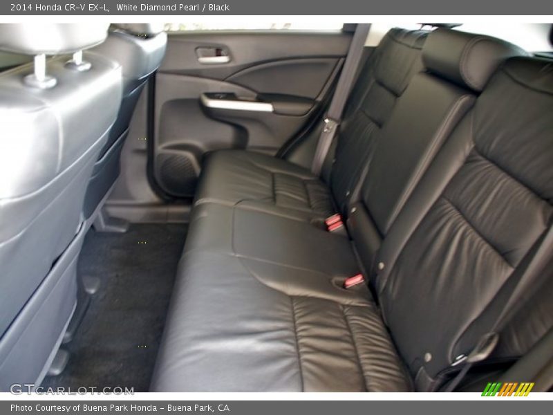 White Diamond Pearl / Black 2014 Honda CR-V EX-L