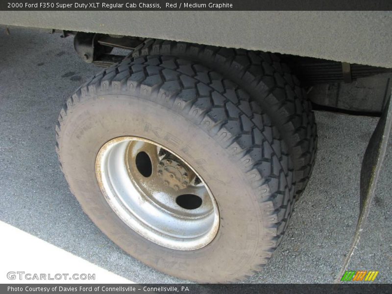 Red / Medium Graphite 2000 Ford F350 Super Duty XLT Regular Cab Chassis
