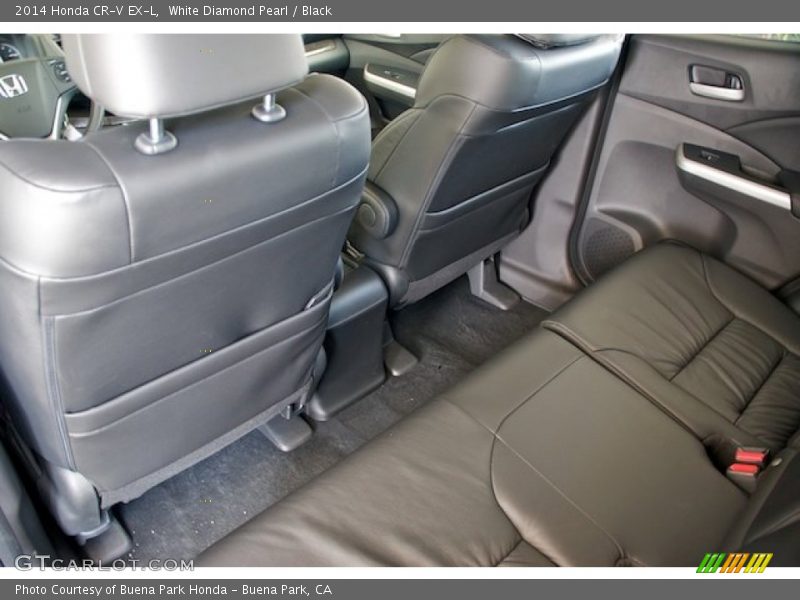 White Diamond Pearl / Black 2014 Honda CR-V EX-L