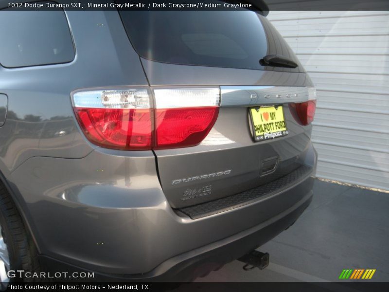 Mineral Gray Metallic / Dark Graystone/Medium Graystone 2012 Dodge Durango SXT