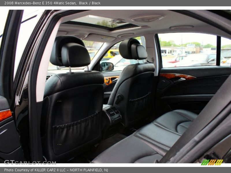 Black / Black 2008 Mercedes-Benz E 350 4Matic Sedan