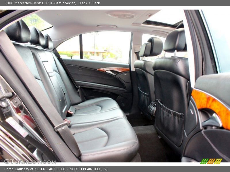 Black / Black 2008 Mercedes-Benz E 350 4Matic Sedan
