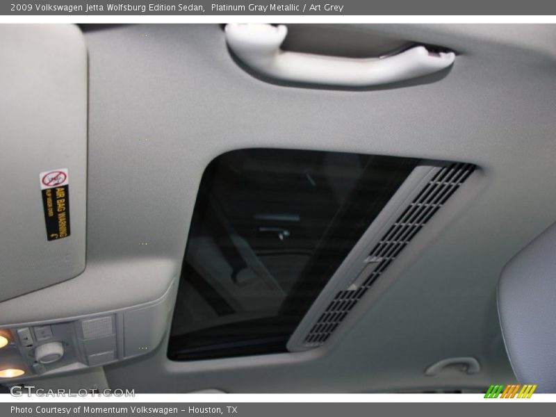 Platinum Gray Metallic / Art Grey 2009 Volkswagen Jetta Wolfsburg Edition Sedan