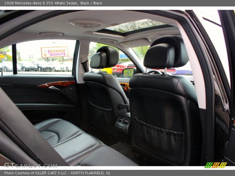 Black / Black 2008 Mercedes-Benz E 350 4Matic Sedan