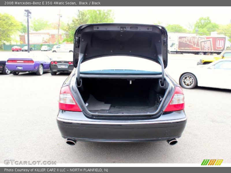 Black / Black 2008 Mercedes-Benz E 350 4Matic Sedan