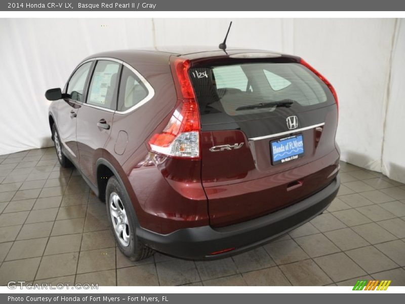 Basque Red Pearl II / Gray 2014 Honda CR-V LX