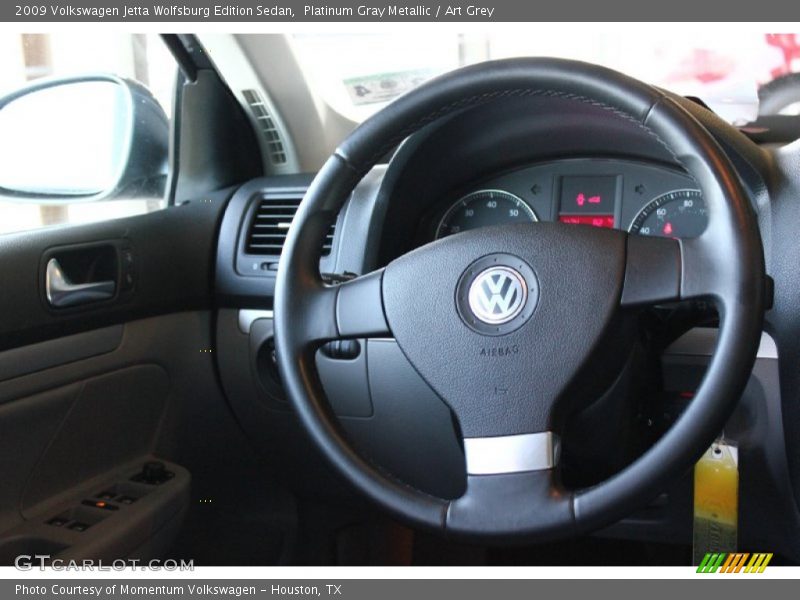 Platinum Gray Metallic / Art Grey 2009 Volkswagen Jetta Wolfsburg Edition Sedan