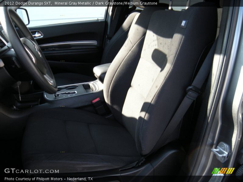 Mineral Gray Metallic / Dark Graystone/Medium Graystone 2012 Dodge Durango SXT