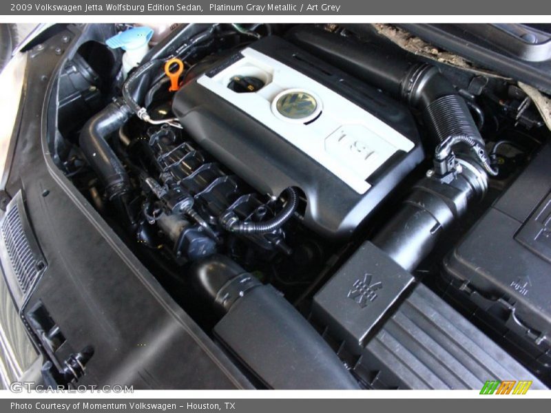 Platinum Gray Metallic / Art Grey 2009 Volkswagen Jetta Wolfsburg Edition Sedan