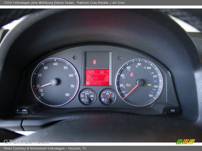 Platinum Gray Metallic / Art Grey 2009 Volkswagen Jetta Wolfsburg Edition Sedan