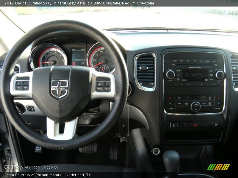 Mineral Gray Metallic / Dark Graystone/Medium Graystone 2012 Dodge Durango SXT