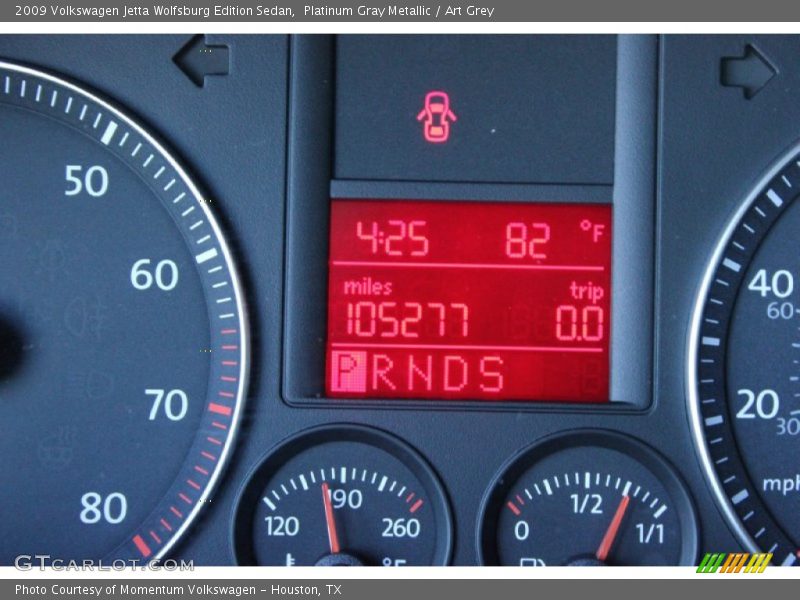 Platinum Gray Metallic / Art Grey 2009 Volkswagen Jetta Wolfsburg Edition Sedan