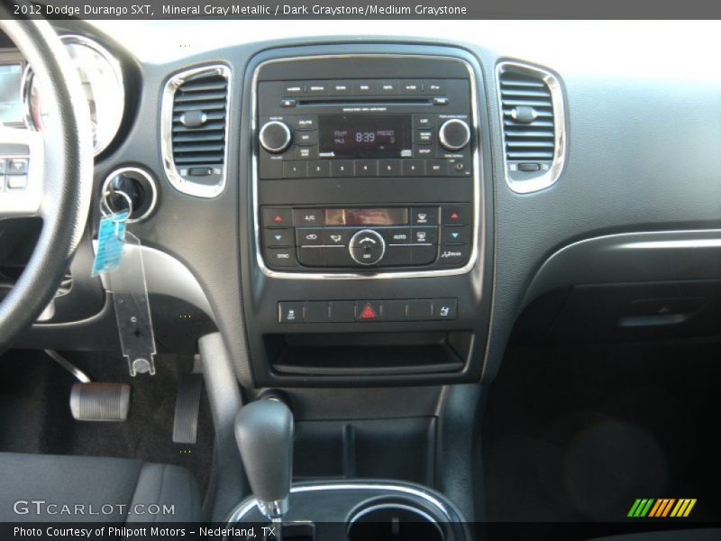 Mineral Gray Metallic / Dark Graystone/Medium Graystone 2012 Dodge Durango SXT