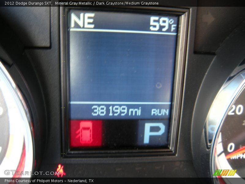 Mineral Gray Metallic / Dark Graystone/Medium Graystone 2012 Dodge Durango SXT