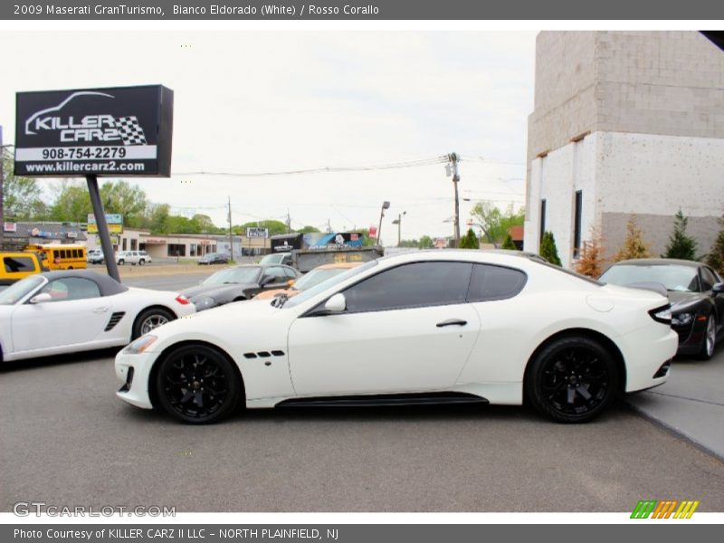 Bianco Eldorado (White) / Rosso Corallo 2009 Maserati GranTurismo