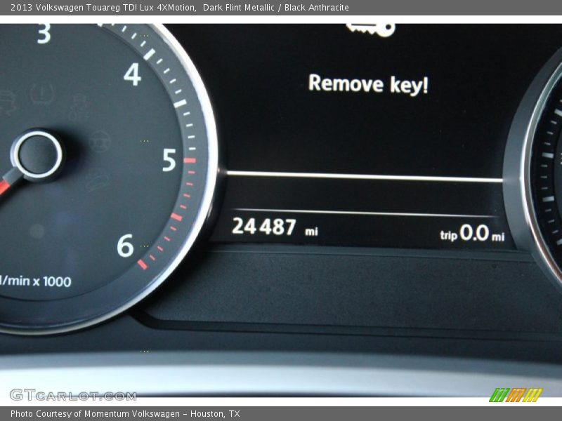 Dark Flint Metallic / Black Anthracite 2013 Volkswagen Touareg TDI Lux 4XMotion