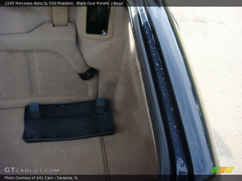 Black Opal Metallic / Beige 1998 Mercedes-Benz SL 500 Roadster