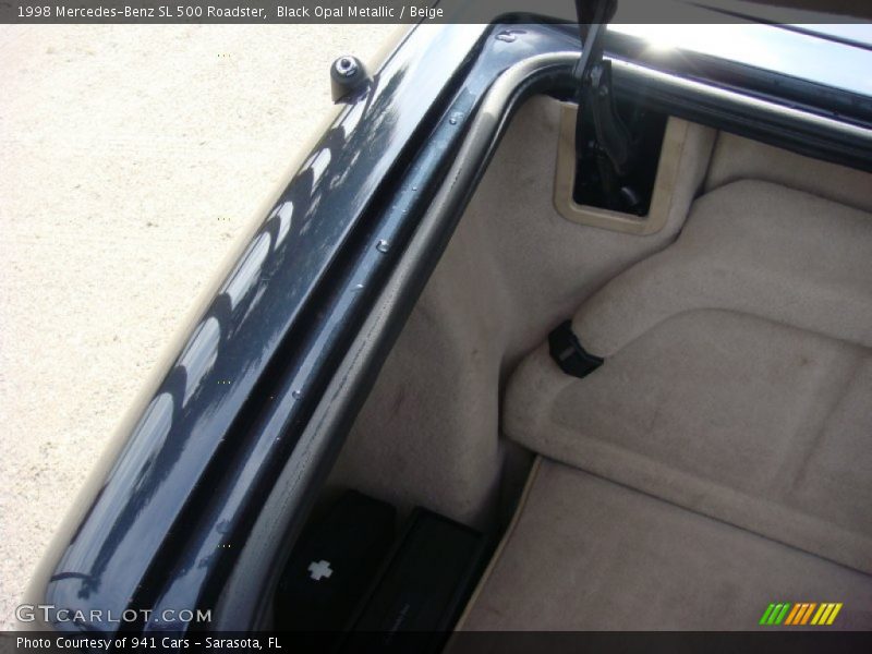 Black Opal Metallic / Beige 1998 Mercedes-Benz SL 500 Roadster