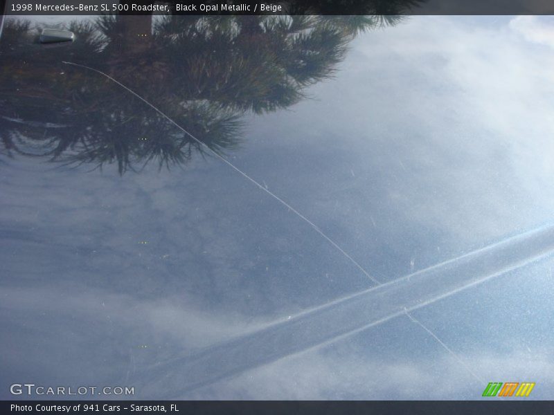Black Opal Metallic / Beige 1998 Mercedes-Benz SL 500 Roadster