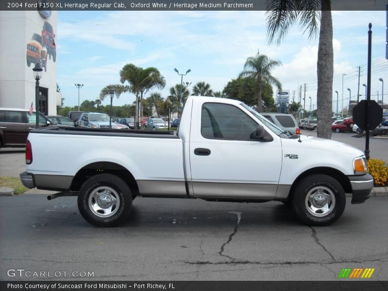 Oxford White / Heritage Medium Parchment 2004 Ford F150 XL Heritage Regular Cab