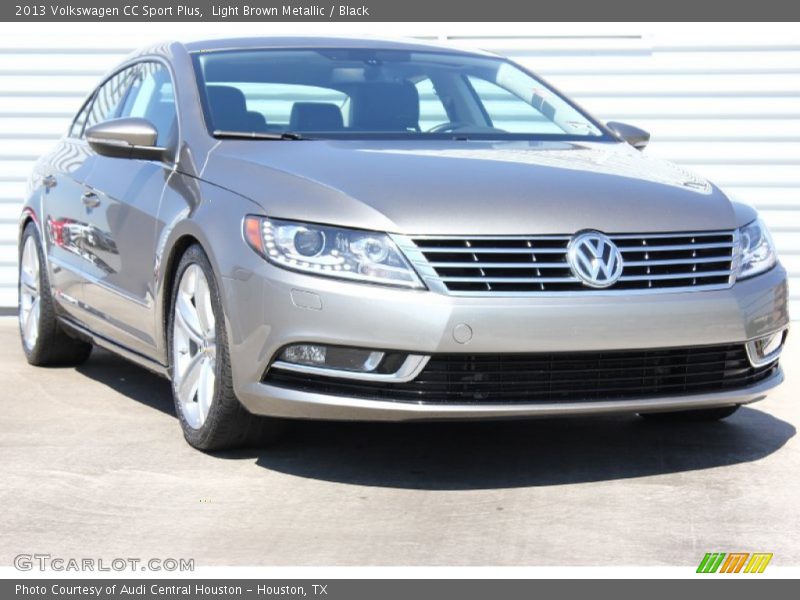 Light Brown Metallic / Black 2013 Volkswagen CC Sport Plus