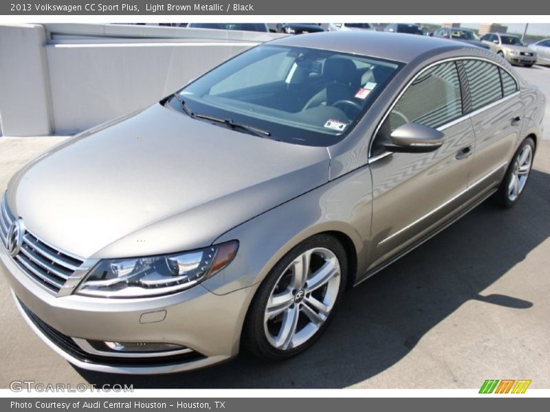 Light Brown Metallic / Black 2013 Volkswagen CC Sport Plus