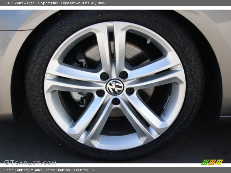 Light Brown Metallic / Black 2013 Volkswagen CC Sport Plus