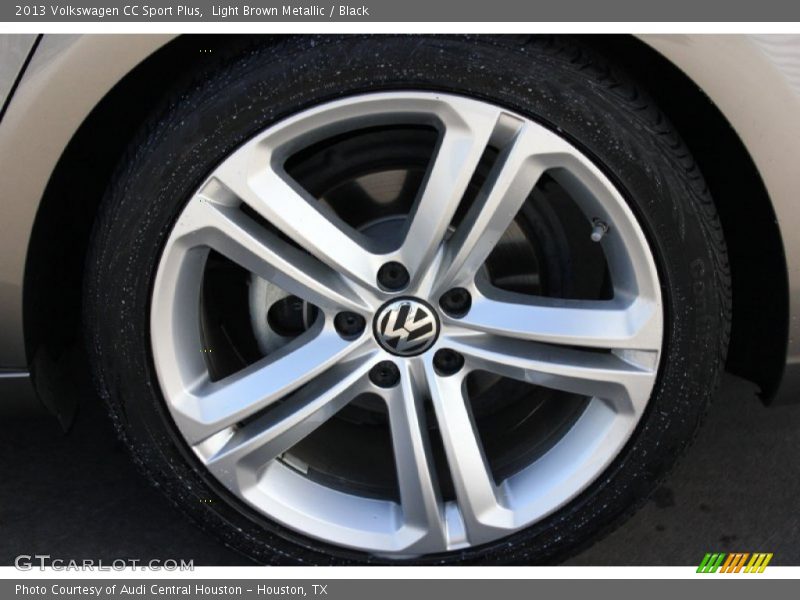 Light Brown Metallic / Black 2013 Volkswagen CC Sport Plus