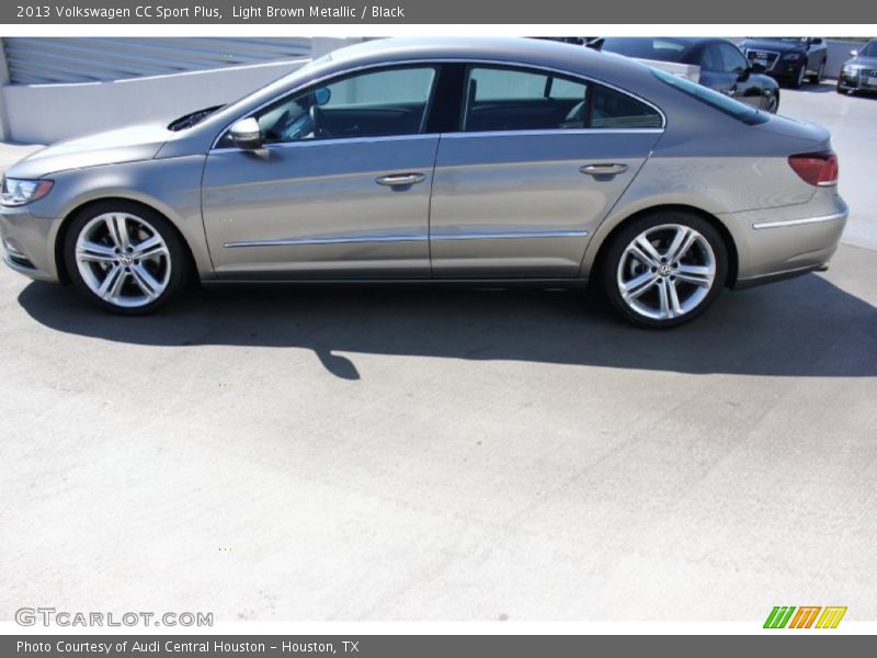 Light Brown Metallic / Black 2013 Volkswagen CC Sport Plus