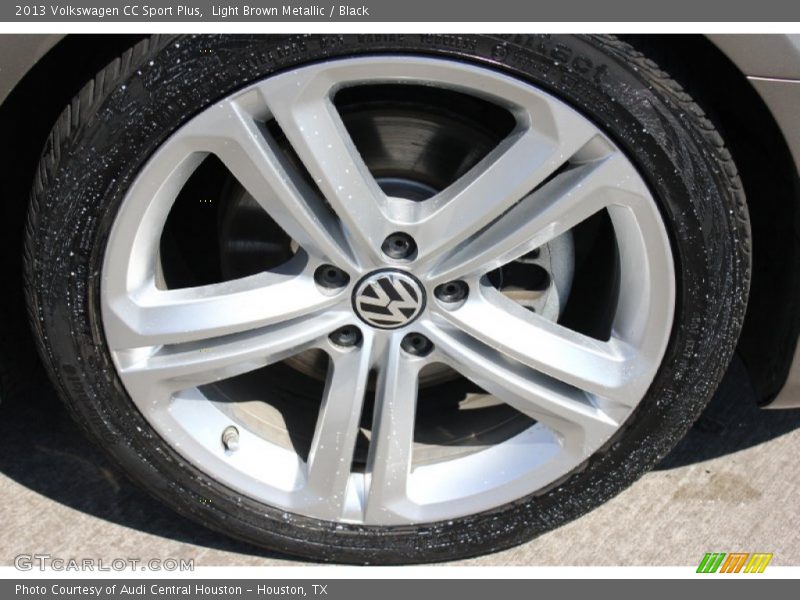 Light Brown Metallic / Black 2013 Volkswagen CC Sport Plus