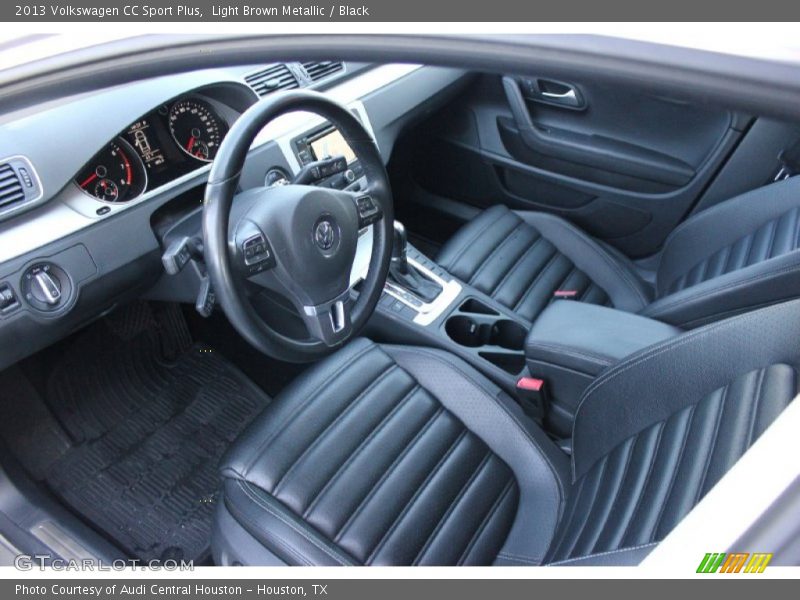 Light Brown Metallic / Black 2013 Volkswagen CC Sport Plus