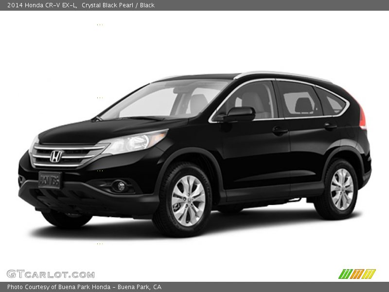 Crystal Black Pearl / Black 2014 Honda CR-V EX-L