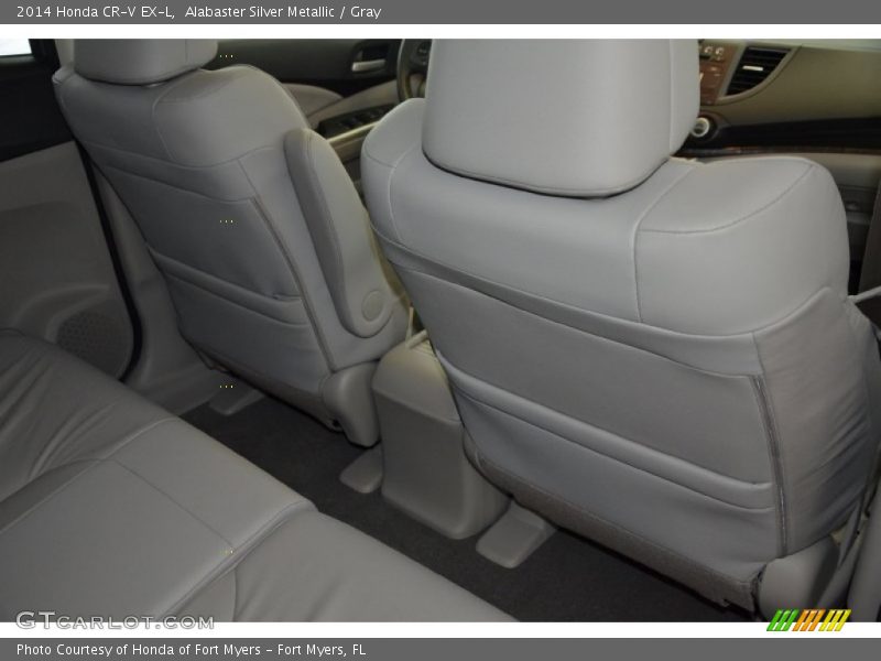 Alabaster Silver Metallic / Gray 2014 Honda CR-V EX-L