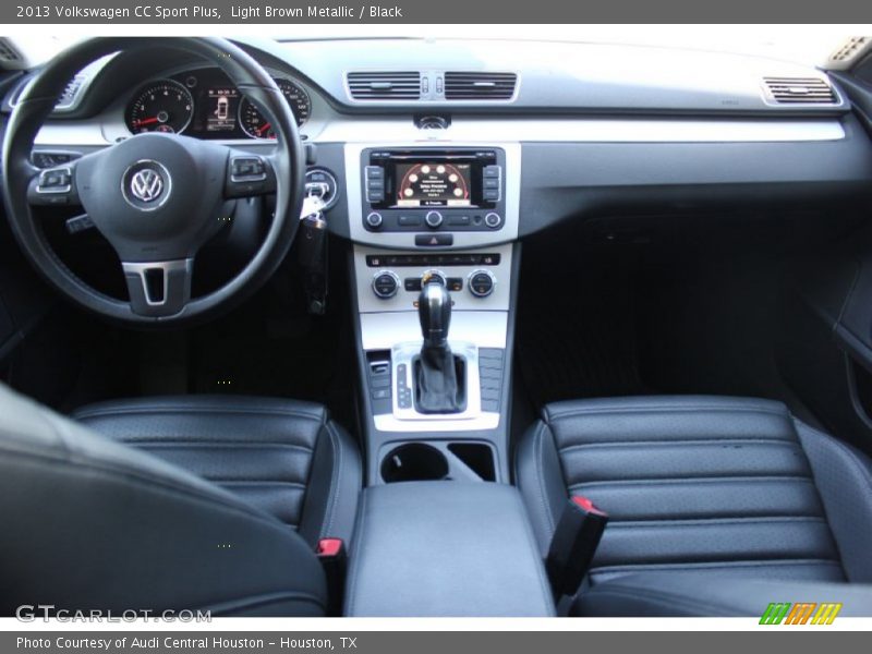 Light Brown Metallic / Black 2013 Volkswagen CC Sport Plus