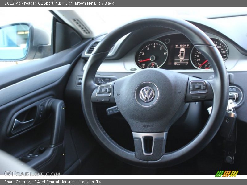 Light Brown Metallic / Black 2013 Volkswagen CC Sport Plus