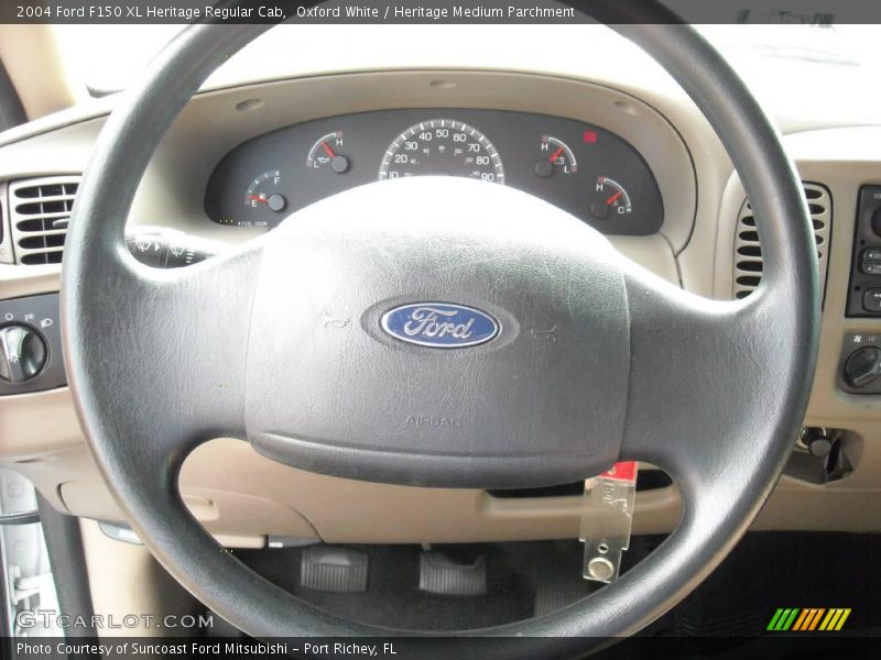 Oxford White / Heritage Medium Parchment 2004 Ford F150 XL Heritage Regular Cab