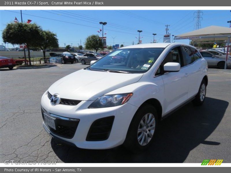 Crystal White Pearl Mica / Black 2011 Mazda CX-7 i Sport