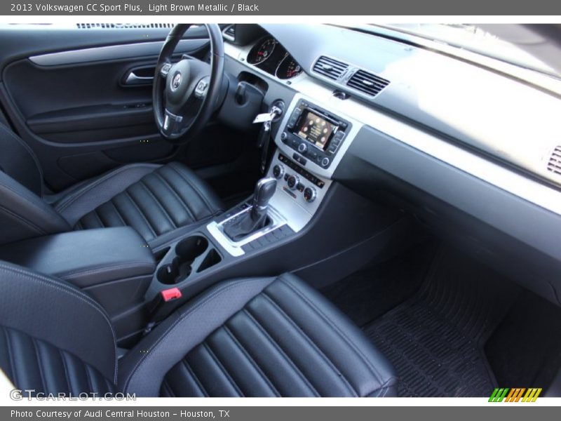 Light Brown Metallic / Black 2013 Volkswagen CC Sport Plus