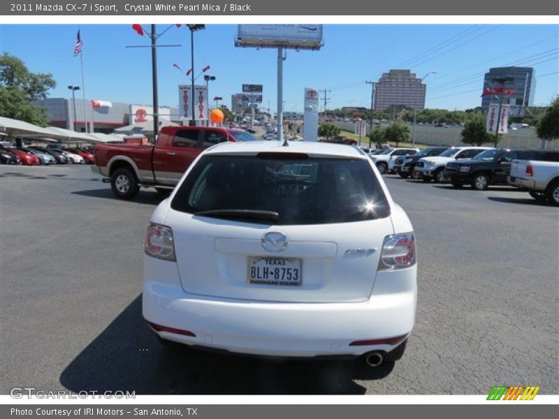 Crystal White Pearl Mica / Black 2011 Mazda CX-7 i Sport